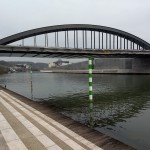 Le nouveau pont Seibert qui relie l’île Seguin à Meudon